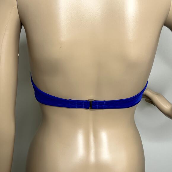 Victoria's Secret Blue Strapless Push Up Bikini Top - Picture 3 of 8